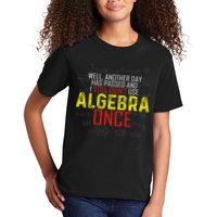 Hate Algebra Math Humor Funny Math Class Student Outfit Kids T-Shirt
