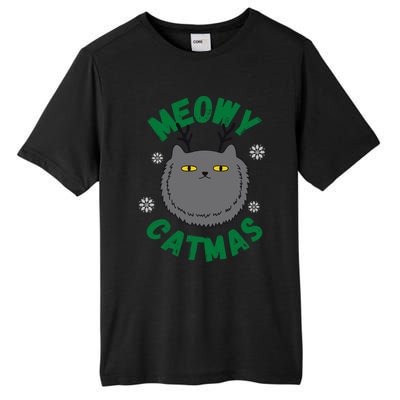 Have A Meowy Catmas Gift Tall Fusion ChromaSoft Performance T-Shirt