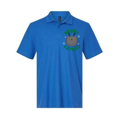 Have A Meowy Catmas Gift Softstyle Adult Sport Polo