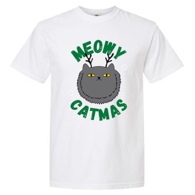 Have A Meowy Catmas Gift Garment-Dyed Heavyweight T-Shirt