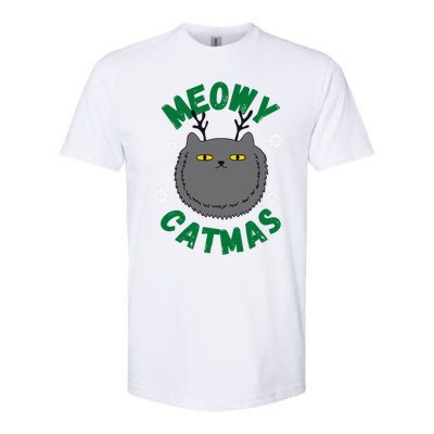 Have A Meowy Catmas Gift Softstyle CVC T-Shirt