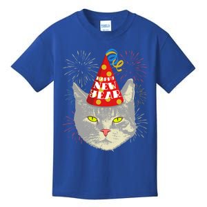 Have A Meowy New Year Cat Happy New Year Celebration Kitten Meaningful Gift Kids T-Shirt