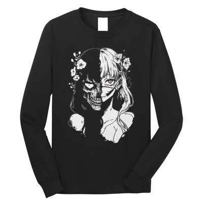 Horror Anime Manga Harajuku Gothic Grunge Aesthetic Long Sleeve Shirt