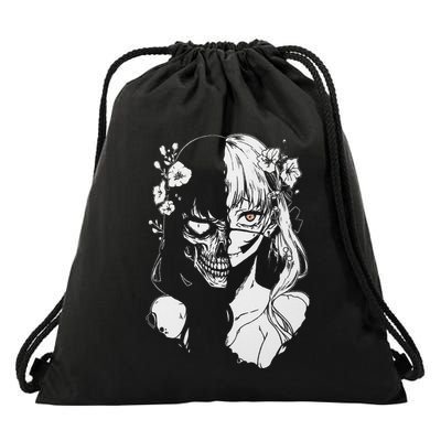 Horror Anime Manga Harajuku Gothic Grunge Aesthetic Drawstring Bag