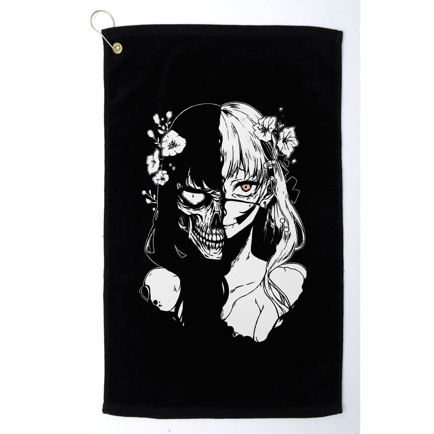 Horror Anime Manga Harajuku Gothic Grunge Aesthetic Golf Towel
