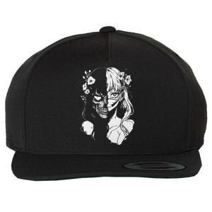 Horror Anime Manga Harajuku Gothic Grunge Aesthetic Wool Snapback Cap