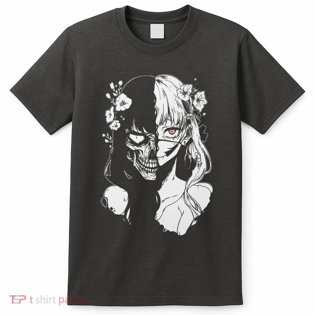 Horror Anime Manga Harajuku Gothic Grunge Aesthetic T-Shirt