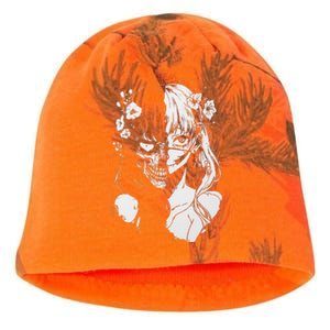 Horror Anime Manga Harajuku Gothic Grunge Aesthetic Kati - Camo Knit Beanie