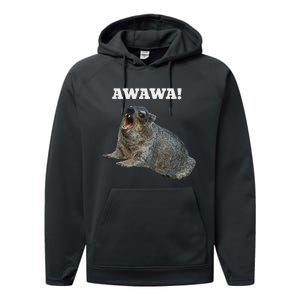 Hyrax Awawa Meme Performance Fleece Hoodie