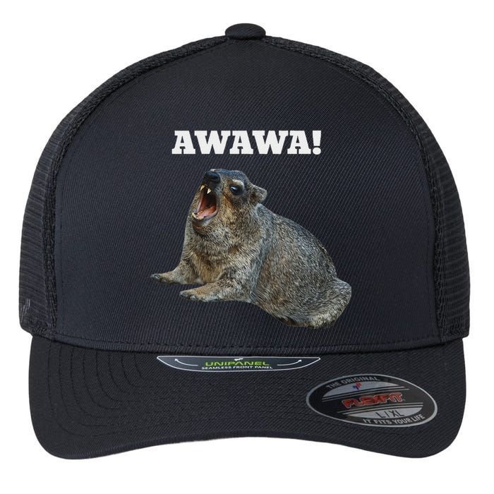 Hyrax Awawa Meme Flexfit Unipanel Trucker Cap