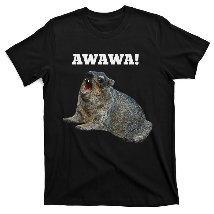 Hyrax Awawa Meme T-Shirt