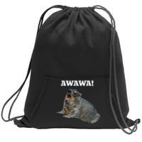 Hyrax Awawa Meme Sweatshirt Cinch Pack Bag