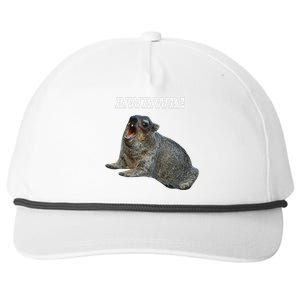 Hyrax Awawa Meme Snapback Five-Panel Rope Hat