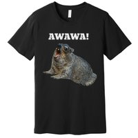 Hyrax Awawa Meme Premium T-Shirt