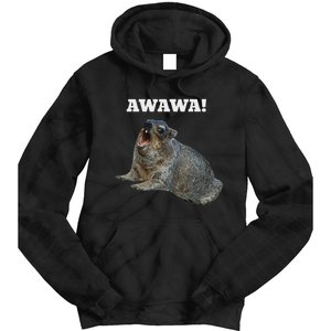 Hyrax Awawa Meme Tie Dye Hoodie