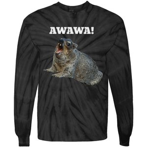 Hyrax Awawa Meme Tie-Dye Long Sleeve Shirt