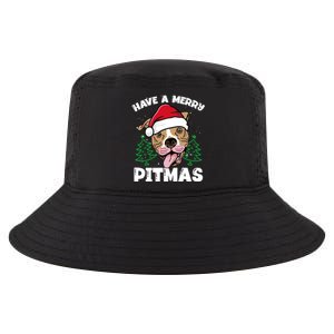 Have A Merry Pitmas Dog Owner Pitbull Dog Christmas Day Gift Cool Comfort Performance Bucket Hat