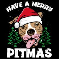 Have A Merry Pitmas Dog Owner Pitbull Dog Christmas Day Gift Mug