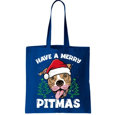 Have A Merry Pitmas Dog Owner Pitbull Dog Christmas Day Gift Bag