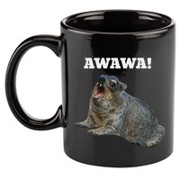 Hyrax Awawa Meme 11oz C Handle Ceramic Mug