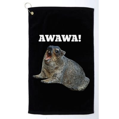 Hyrax Awawa Meme Golf Towel