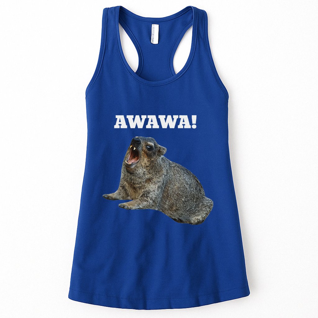Hyrax Awawa Meme Womens Tank Top