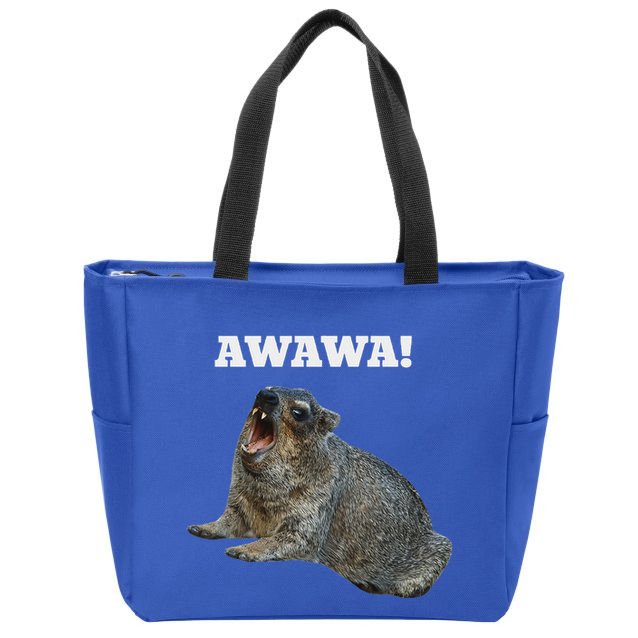 Hyrax Awawa Meme Zip Tote Bag