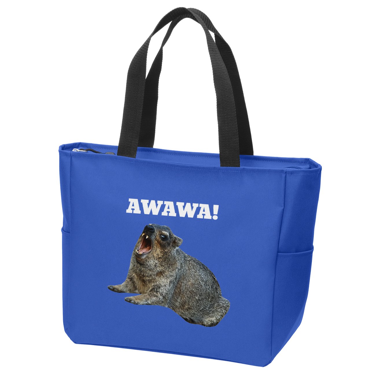 Hyrax Awawa Meme Zip Tote Bag