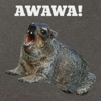 Hyrax Awawa Meme Cotton Canvas Backpack