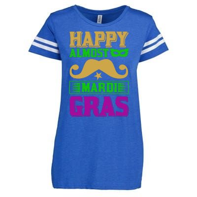 Happy Almost Mardi Gras Enza Ladies Jersey Football T-Shirt