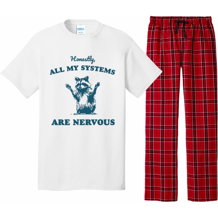 Honestly All My Systems Are Nervous Vintage Pajama Set