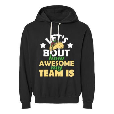 How Awesome My Team Is Boss Staff Employee Appreciation Garment-Dyed Fleece Hoodie