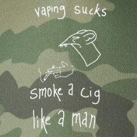 Heart Attack Man Vaping Sucks Smoke A Cig Like A Man Legacy Tie Dye Trucker Hat