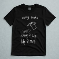 Heart Attack Man Vaping Sucks Smoke A Cig Like A Man T-Shirt