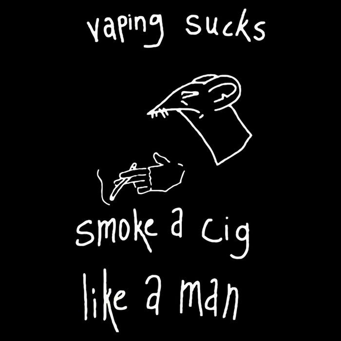 Heart Attack Man Vaping Sucks Smoke A Cig Like A Man Button