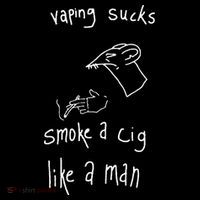 Heart Attack Man Vaping Sucks Smoke A Cig Like A Man Cooling Performance Long Sleeve Crew