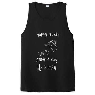 Heart Attack Man Vaping Sucks Smoke A Cig Like A Man PosiCharge Competitor Tank