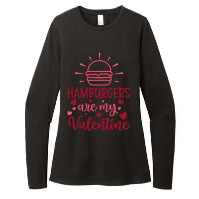 Hamburgers Are My Valentines Day And Gift Womens CVC Long Sleeve Shirt