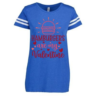 Hamburgers Are My Valentines Day And Gift Enza Ladies Jersey Football T-Shirt