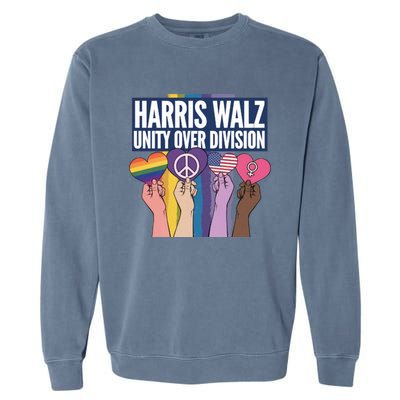 Harriswalz A Movet For Unity And Equality Great Gift Garment-Dyed Sweatshirt