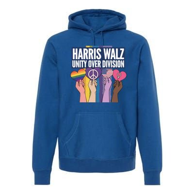 Harriswalz A Movet For Unity And Equality Great Gift Premium Hoodie