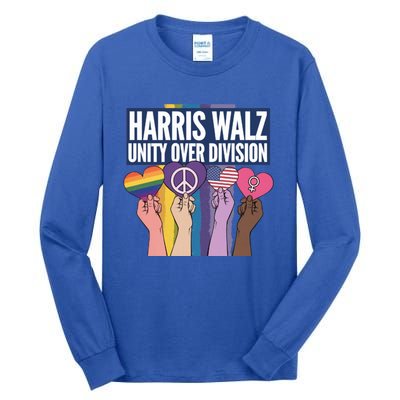 Harriswalz A Movet For Unity And Equality Great Gift Tall Long Sleeve T-Shirt