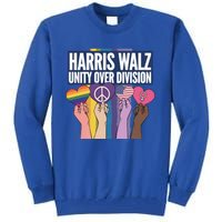 Harriswalz A Movet For Unity And Equality Great Gift Tall Sweatshirt