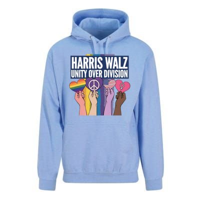 Harriswalz A Movet For Unity And Equality Great Gift Unisex Surf Hoodie