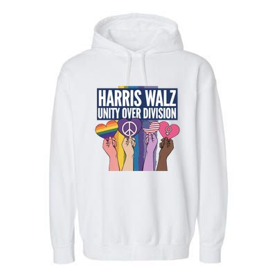 Harriswalz A Movet For Unity And Equality Great Gift Garment-Dyed Fleece Hoodie