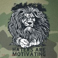 Haters Are Motivating Lion Quote Legacy Tie Dye Trucker Hat