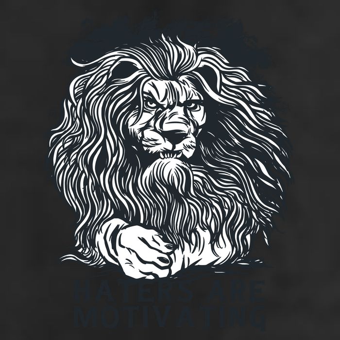 Haters Are Motivating Lion Quote Cool Comfort Performance Bucket Hat