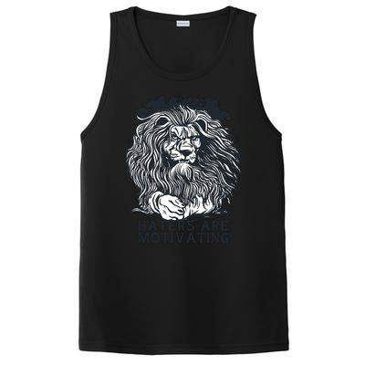 Haters Are Motivating Lion Quote PosiCharge Competitor Tank