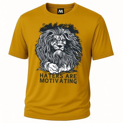 Haters Are Motivating Lion Quote Performance Shirt