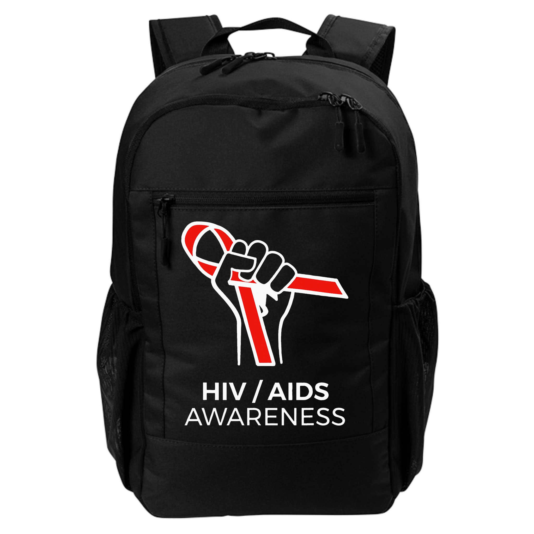HIV Awareness Month Red Ribbon National AIDS Awareness Backpack